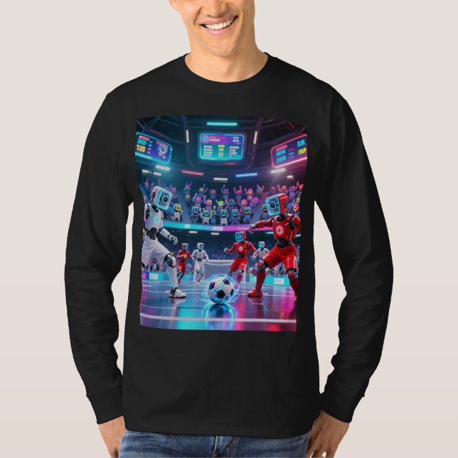 Camiseta Arena de Fútbol Robo Neon (Anverso)
