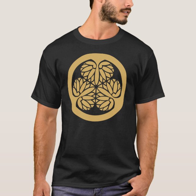 Camiseta Arena del escudo de la familia de lunes del (Anverso)