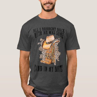 Camiseta Arena en mis botas Amantes de la música country vi