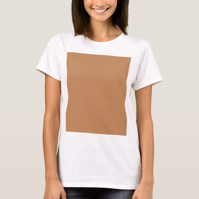 Camiseta Arena más profunda Beige Caramel Café Au Lait Colo (Anverso)