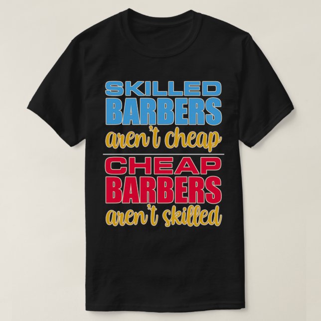 Camiseta Arenx27t Barbereros baratos calificados Arenx (Diseño del anverso)