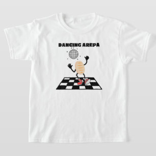 Camiseta Arepa bailarina divertida arepa bilingüe venezolan