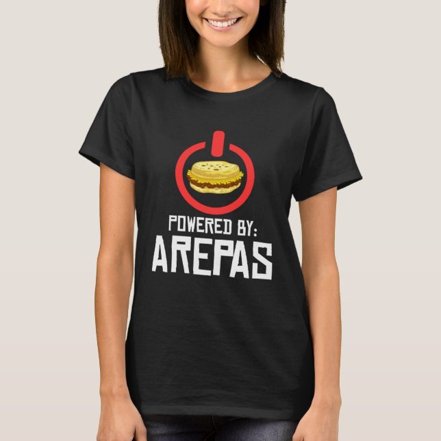 Camiseta Arepa  Venezuela Colombia (Anverso)