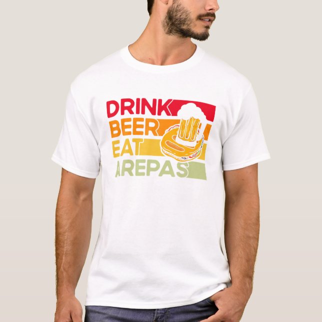 Camiseta Arepas Beer Beer Beer Come Arepas Arepa (Anverso)