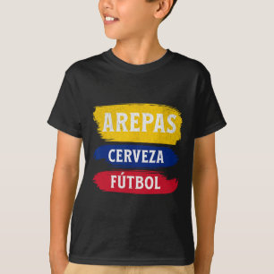 Camiseta Arepas Cerveza Futbol Bandera Ecuador Fútbol Cerve