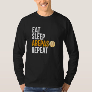 Camiseta Arepas cita divertida comida colombiana venezolana