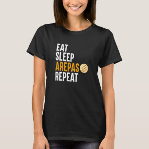 Camiseta Arepas cita divertida comida colombiana venezolana