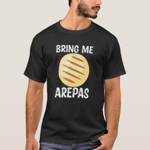 Camiseta Arepas cita divertida comida colombiana venezolana