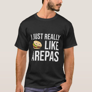 Camiseta Arepas cita divertida comida colombiana venezolana