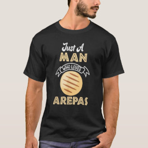Camiseta Arepas cita divertida comida colombiana venezolana