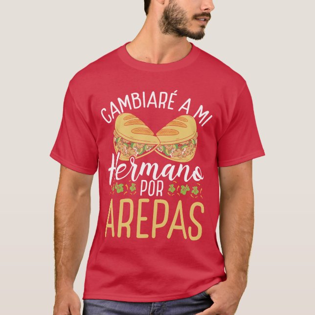 Camiseta Arepas Maker Venezuela Foodraditional Hispanic ret (Anverso)
