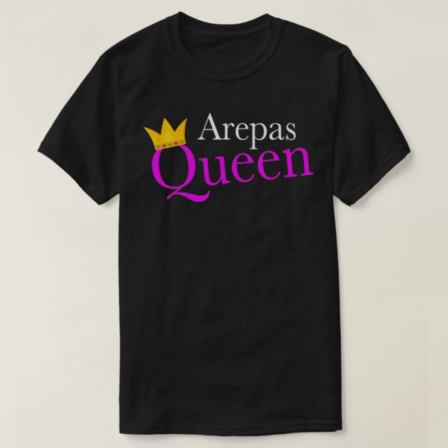 Camiseta Arepas Reina de regalo para mujeres  (Diseño del anverso)