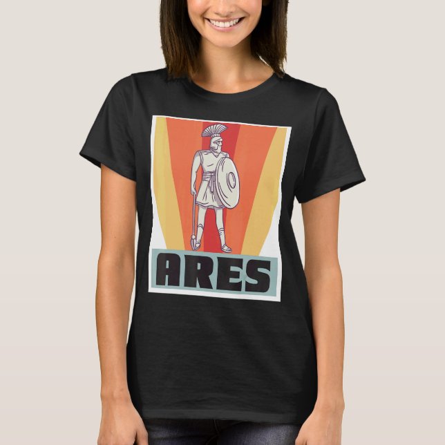 Camiseta Ares Greece Dios Mitología Griega Antigua Grecia (Anverso)