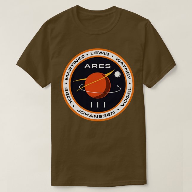 Camiseta Ares III (Diseño del anverso)