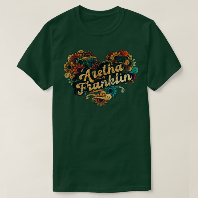 Camiseta Aretha Franklin (Diseño del anverso)
