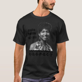 Camiseta Aretha Franklin 1942 - 2018 Respeto Esencial T-