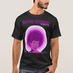 Camiseta Aretha Franklin Fillmore West Pink VNeck