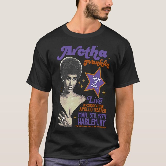 Camiseta Aretha Franklin Harlem (Anverso)