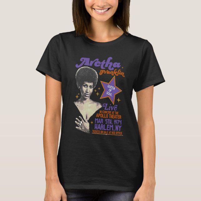 Camiseta Aretha Franklin Harlem (Anverso)