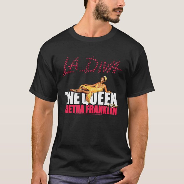 Camiseta Aretha Franklin LA DIVA (Anverso)