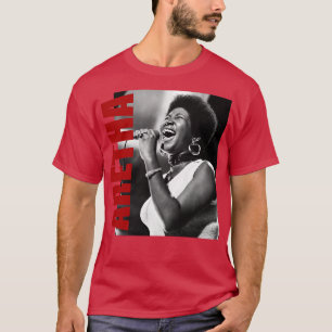 Camiseta Aretha Franklin Retro Aestesia Fan Art