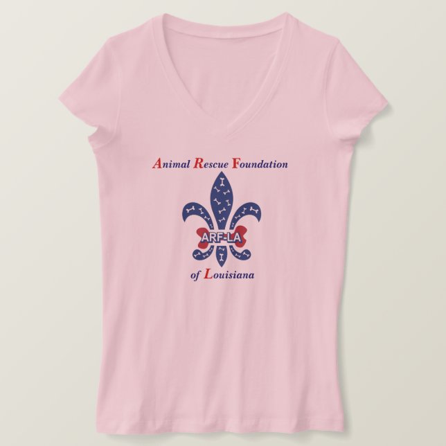 Camiseta ARF Womens Vneck (Anverso del diseño)