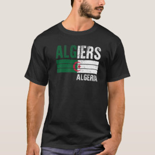 Camiseta Argel Bandera Argelia Hombres Argelinos Mujeres Jó