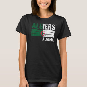 Camiseta Argel Bandera Argelia Hombres Argelinos Mujeres Jó