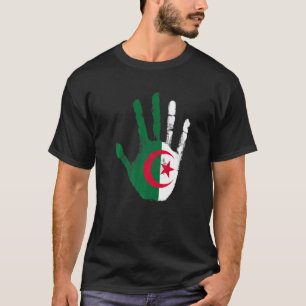 Camiseta Argelia Bandera Argelina mano de cosecha
