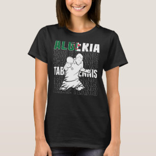 Camiseta Argelia Mesa de ping pong apoya al Ping Pong T arg