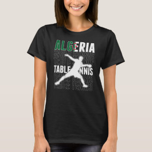 Camiseta Argelia: Ping Pong, apoyo al tenis de mesa en Arge
