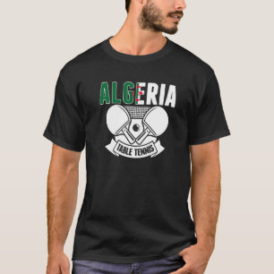 Camiseta Argelia Ping Pong partidarios del tenis de mesa
