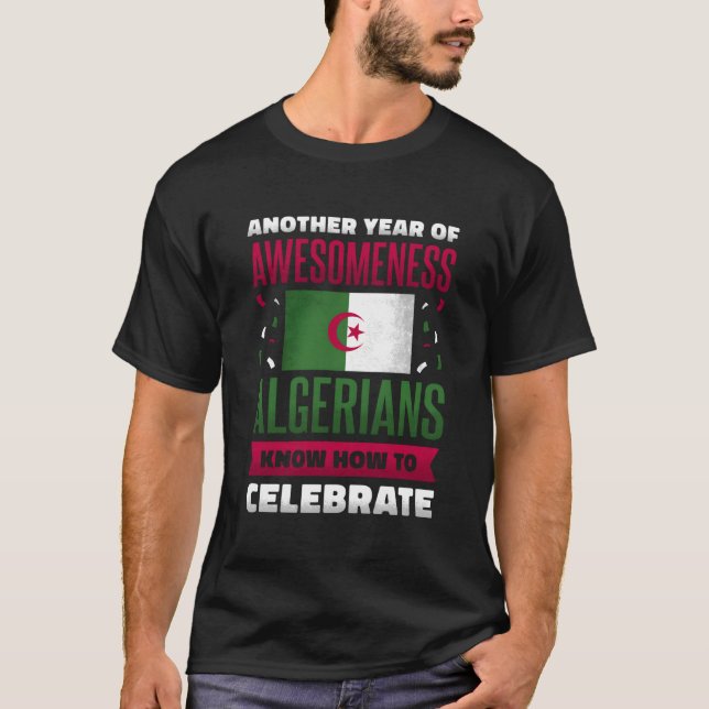 Camiseta Argelia, raíces argelinas, patrimonio argelino de  (Anverso)