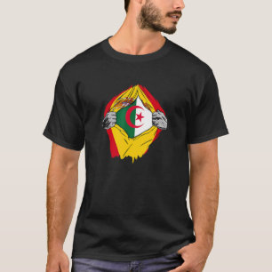 Camiseta Argelia Y España Superbanderas Descendientes De Ál