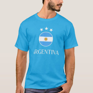 Camiseta Argentina 2 estrellas blancas 3