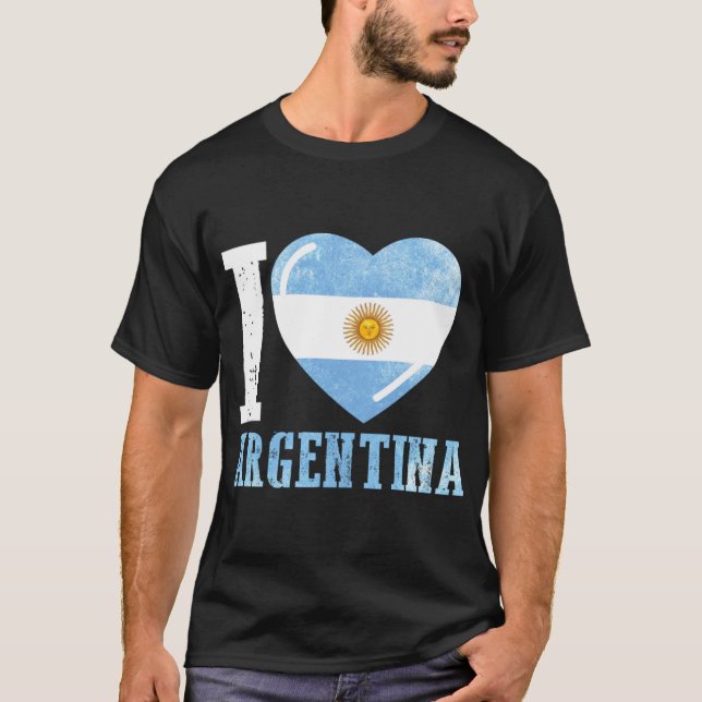 Camiseta Argentina amo Argentina (Anverso)