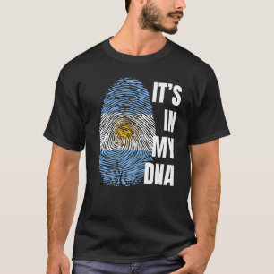 Camiseta Argentina Bandera Adn Fingprint Argentina