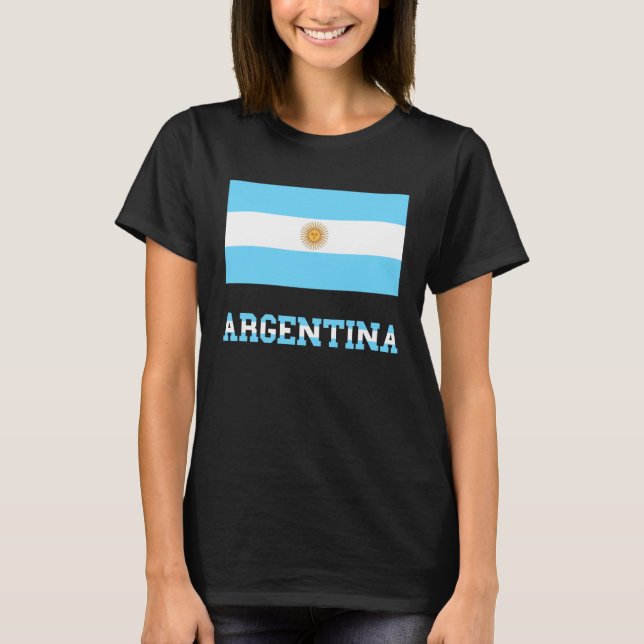 Camiseta Argentina Bandera Sudamérica Argentina P (Anverso)