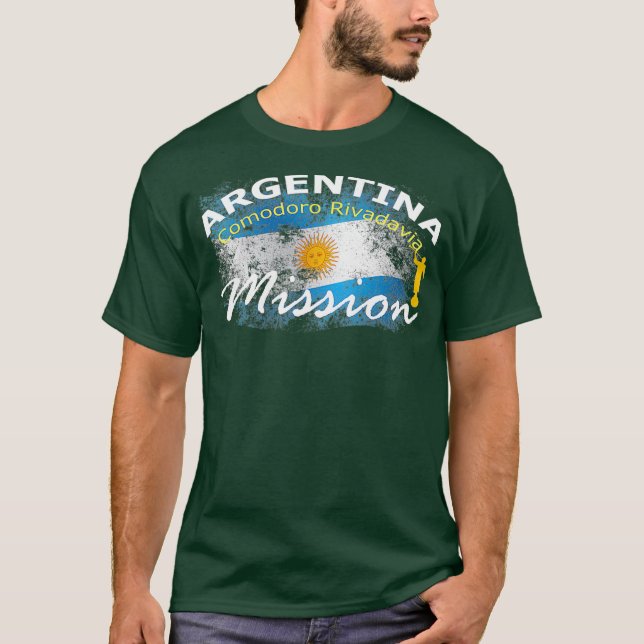 Camiseta Argentina Comodoro Rivadavia Mormon LDS (Anverso)