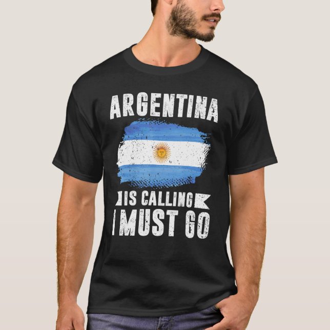 Camiseta Argentina dice que debo irme (Anverso)