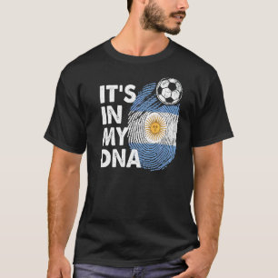 Camiseta Argentina En Mi Adn La Bandera Argentina En Argent