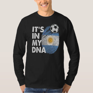 Camiseta Argentina En Mi Adn La Bandera Argentina En Argent