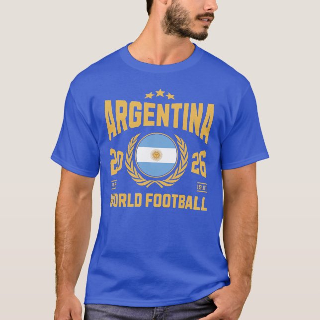 Camiseta Argentina Fútbol 2026 (Anverso)