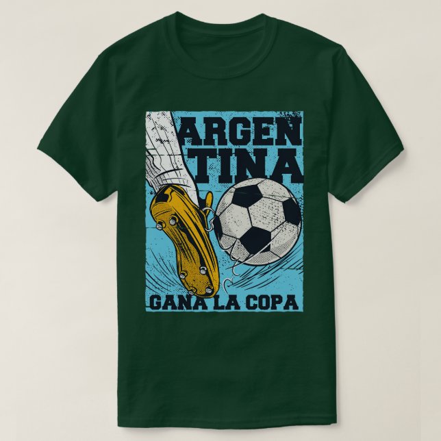 Camiseta Argentina: Gana la Copa Argentina (Diseño del anverso)