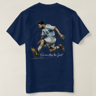 Camiseta Argentina GOAT 10 Boceto Fútbol