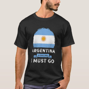 Camiseta Argentina llama debo irme Argentina País M