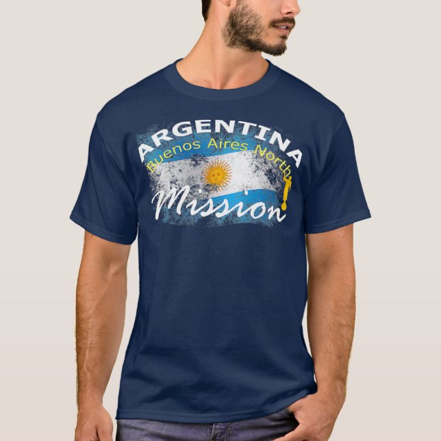 Camiseta Argentina Misión Mormon LDS Norte Buenos Aires (Anverso)