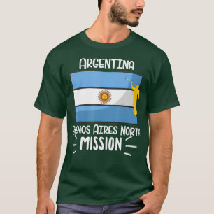 Camiseta Argentina Misión Mormon LDS Oriental en Buenos Air