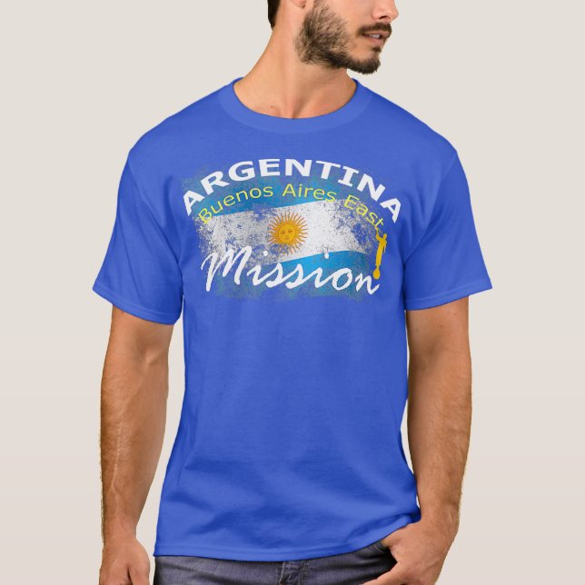 Camiseta Argentina Misión Mormon LDS Oriental en Buenos Air (Anverso)