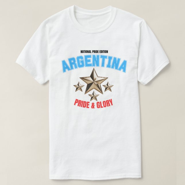 Camiseta Argentina National Pride Edition Men's T-Shirt (Diseño del anverso)